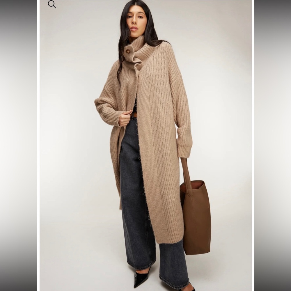 Oak + Fort | Oversized Maxi Length Cardigan
